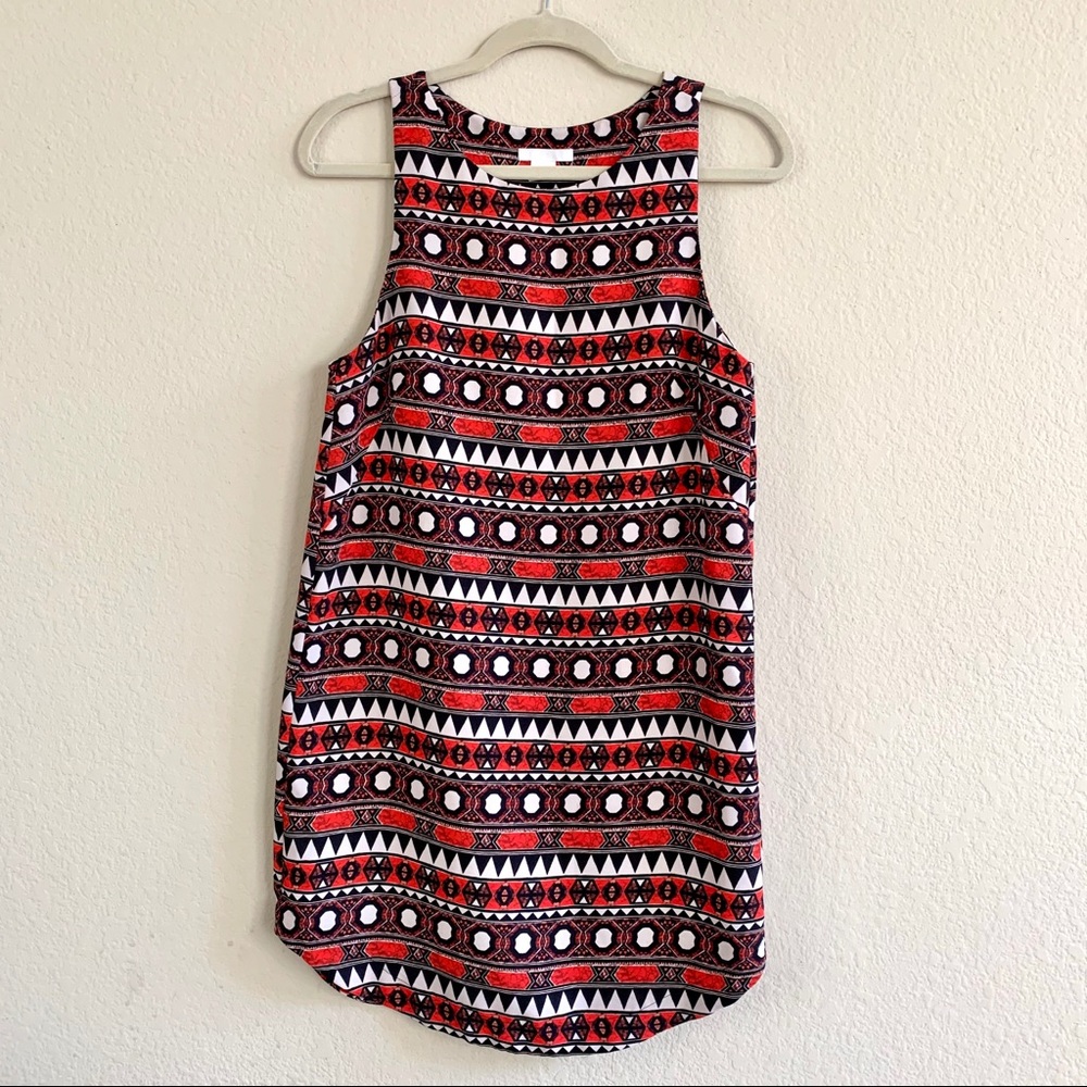H&M Aztec Print Shift Dress